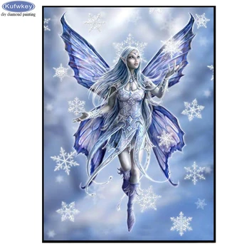

5d mosaic Diamond Painting Butterfly Fairy Girls diamond Embroidery full square&round Diamond cross stitch home decor