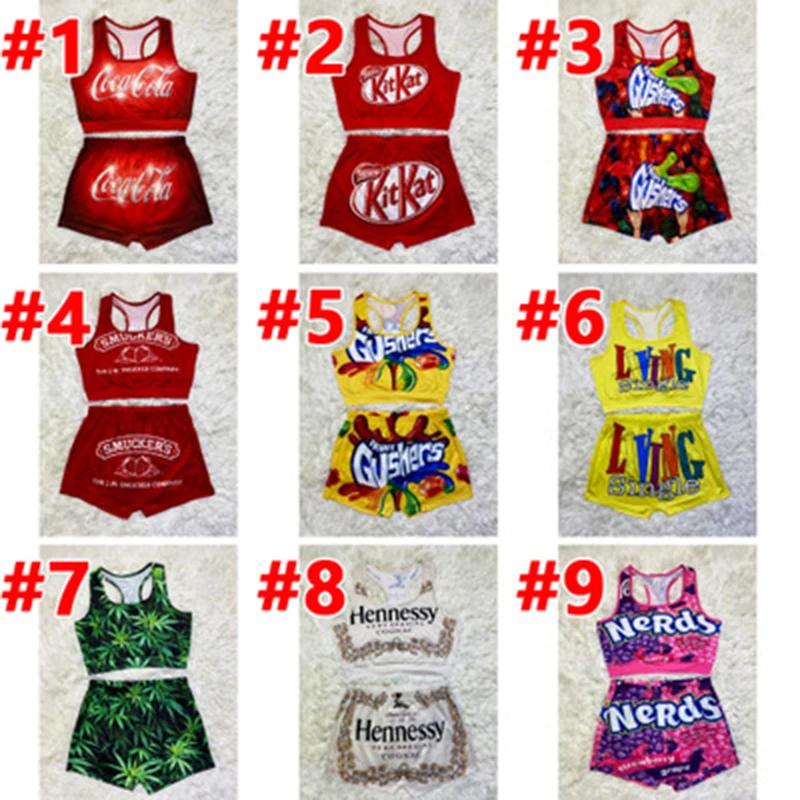 

2020 Summer Women's Shorts Set Accept Custom Printed High Waist Plus Size Candy Color Women Snack Shorts