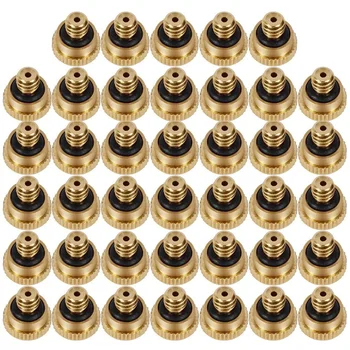 

0.4mm Thread UNC 10/24 Brass Low-Pressure Atomizer Nozzle for Greenhouse, Landscaping, Outdoor (40PCS)