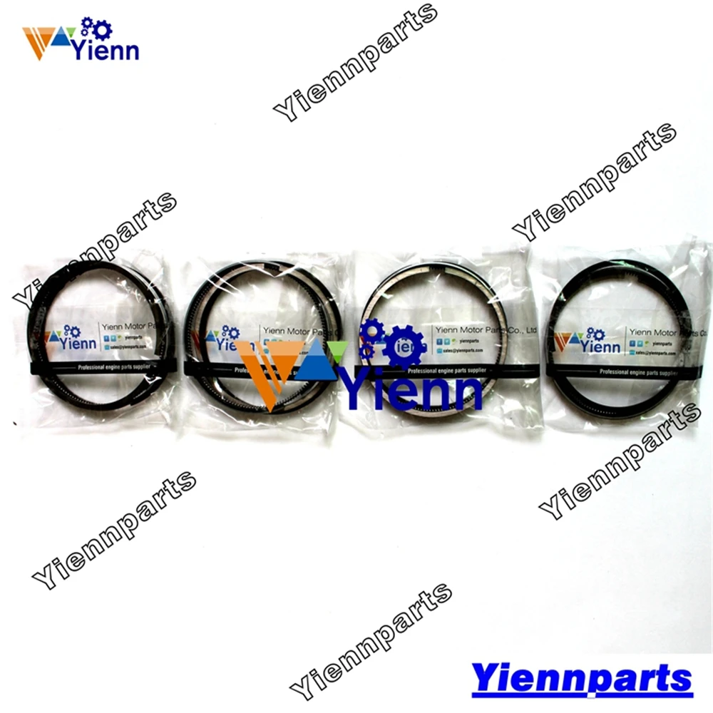 

Комплект поршневых колец 4TN84 для Yanmar F37D F395D F475D F535D F605D GT-45 US45D, детали двигателя трактора