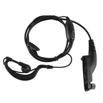 

G Shape Earpiece Headset For Motorola Mtp850 Mototrbo Xpr-6550 Xpr-7580 Apx-4000 Comfortable Flexible Lightweight