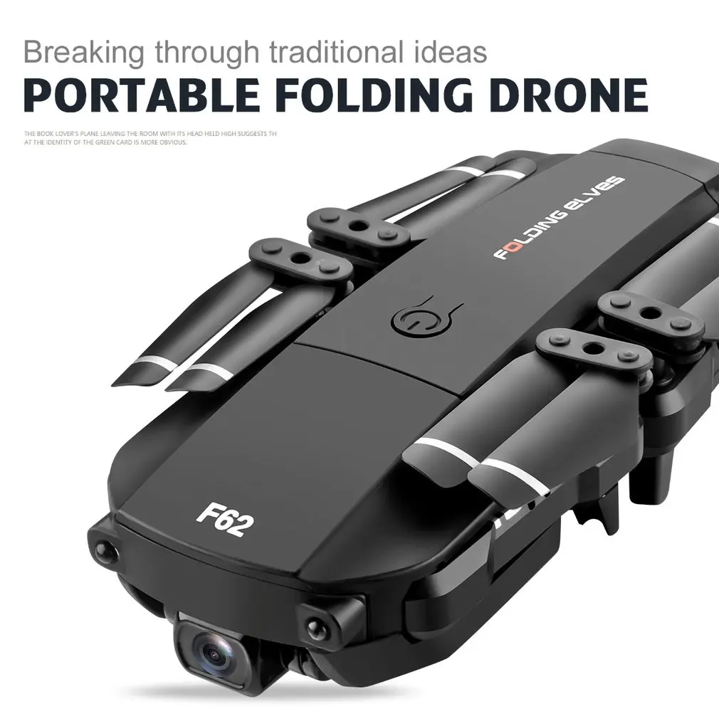 F62 Радиоуправляемый Дрон 2,4G wifi 0.3MP/4K 16MP HD широкоугольная камера Радиоуправляемый Дрон оптический контроль потока следить за радиоуправляемым воздушный Квадрокоптер