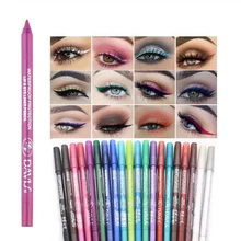 1 шт. цветная жидкая подводка для глаз стойкая водостойкая пятнистая подводка для глаз ручка косметический инструмент