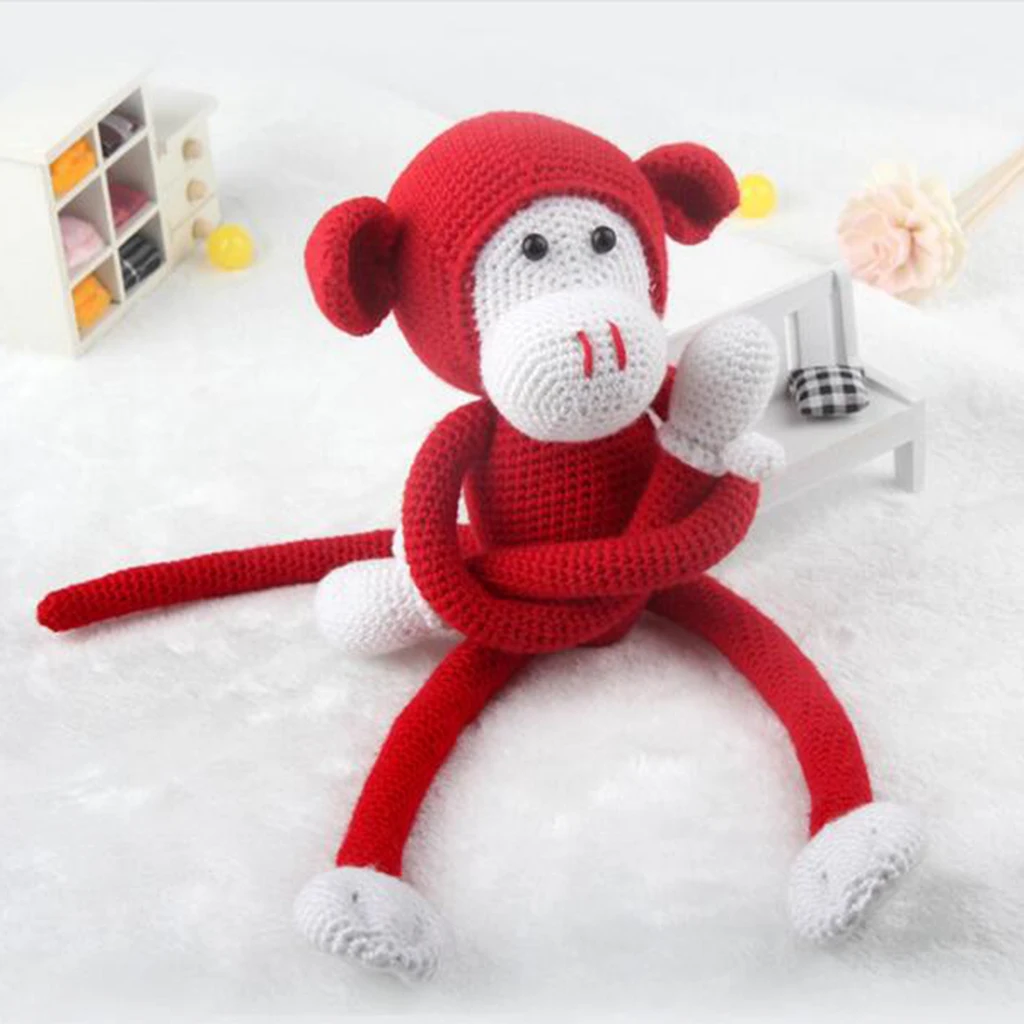 Monkey Doll Crochet Kit DIY Craft Project Handmade DIY Accessory