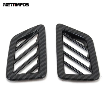 

For Kia Seltos 2019 2020 Carbon Fiber Air Conditioner Vent Outlet Cover Trim Decoration Frame Interior Accessories Car Styling