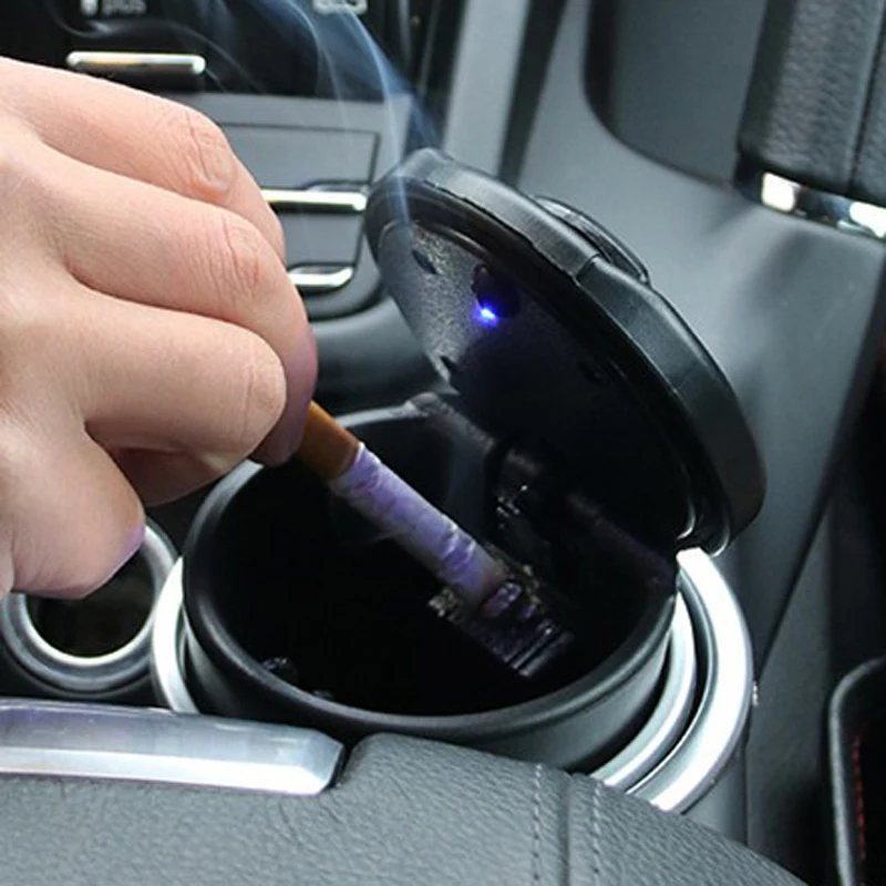 Car mini ashtray with LED light for BMW 1 2 3 4 5 6 7 Series X1 X3 X4