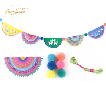 

NICROLANDEE Llama Party Supplies Mexican Fiesta Cino De Mayo Alpaca Theme Home Decorations for Baby Shower Birthday Party Decor