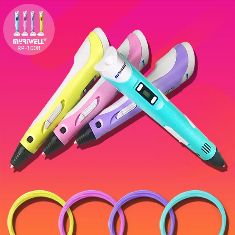 myriwell3d ручка для рисования，LED дисплей，рождество，3д ручка3d pen 3d pens подарок на день