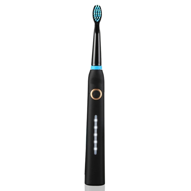 

USB Charging Electric Toothbrush E7 Intelligent Timing Sonic Toothbrush Can Replace Toothbrush Head Waterproof Toothbrush Black