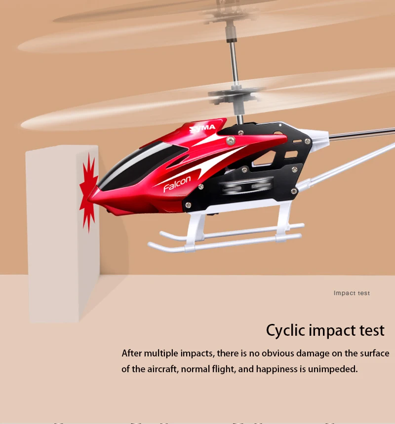 Original SYMA 3.5 channel remote control helicopter 2.4G remote control drop-resistant rechargeable helicopter children's toys
