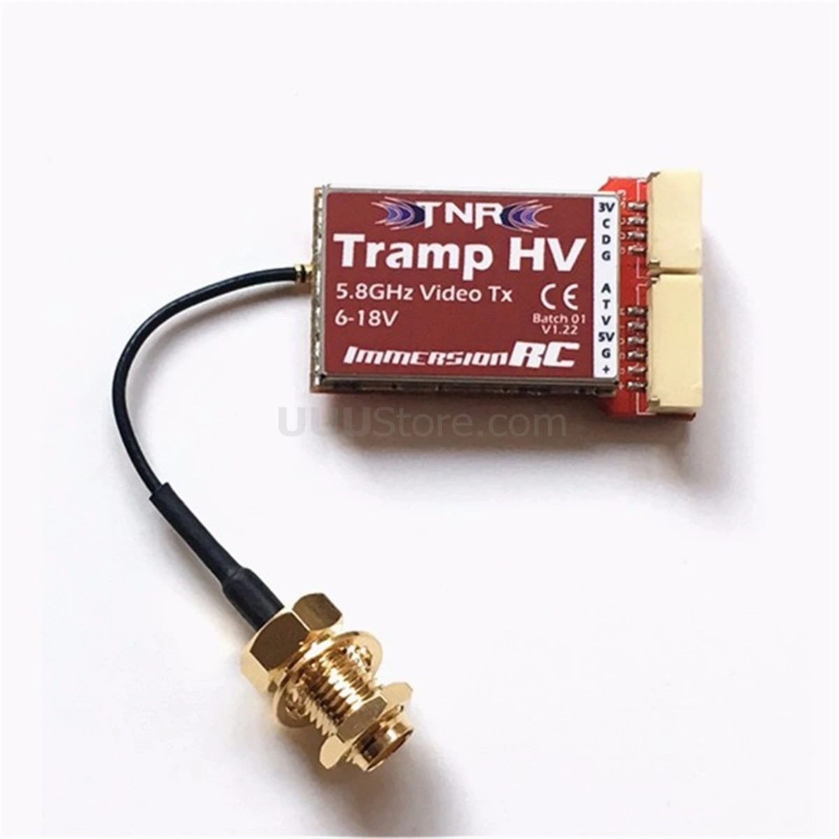 ImmersionRC Tramp HV 6 18V 5 8 ГГц 1 мВт до&gt 600 высокой мощности находящимися под высоким