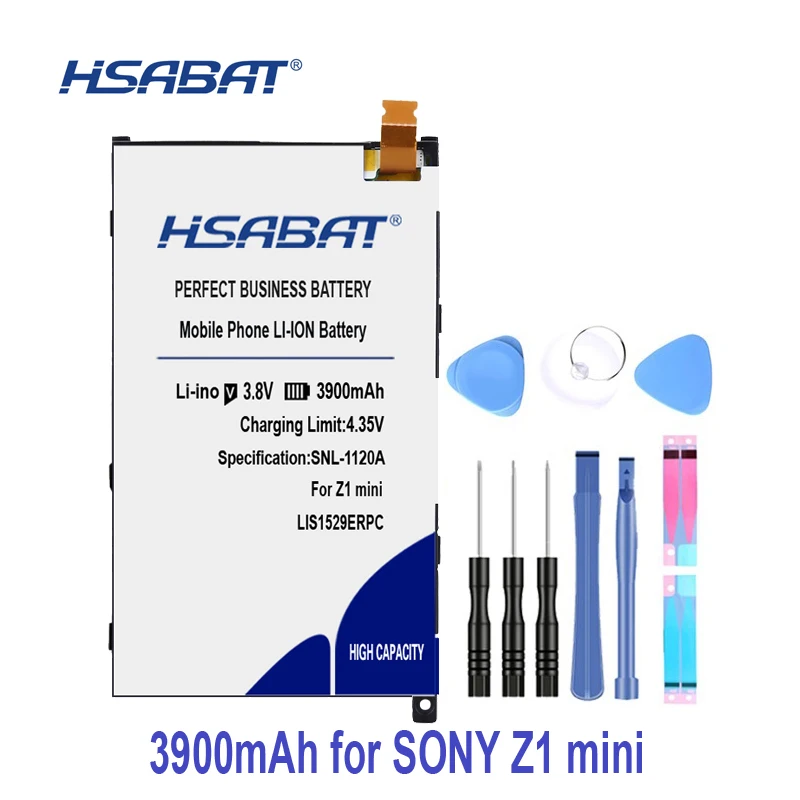 Аккумулятор HSABAT 3900mAh LIS1529ERPC для sony Xperia Z1 mini Z1mini D5503 Z1 Compact M51w