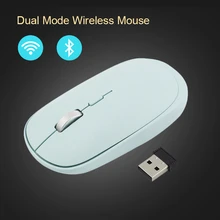 CHYI Bluetooth 4,0+ 2,4 ГГц двухрежимный беспроводной компьютерный мышь 1000-1200-1600 dpi 3d оптический Usb 4 кнопки мини ПК мыши для ноутбука