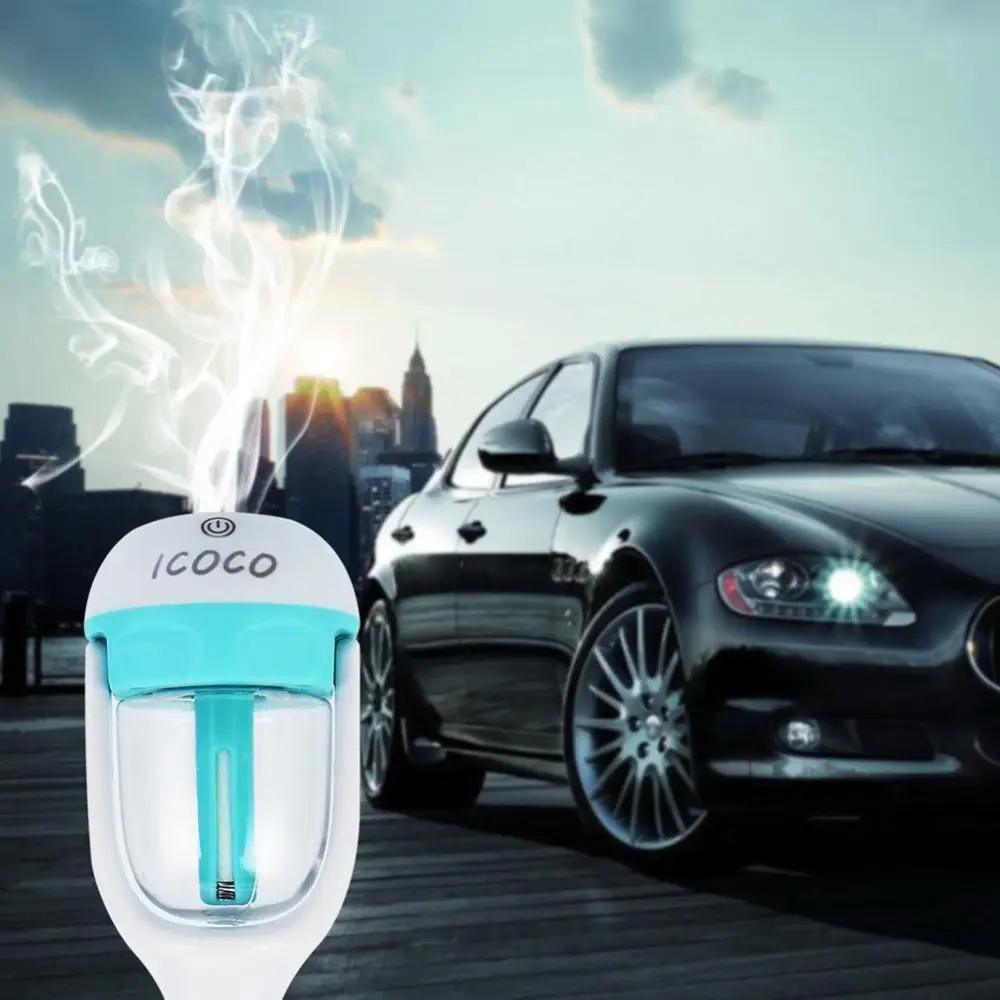 

ICOCO Mini Portable Car Aromatherapy Charger Humidifier Aroma Essential Oil Diffuser Fresh Purification 180 Degree Rotation