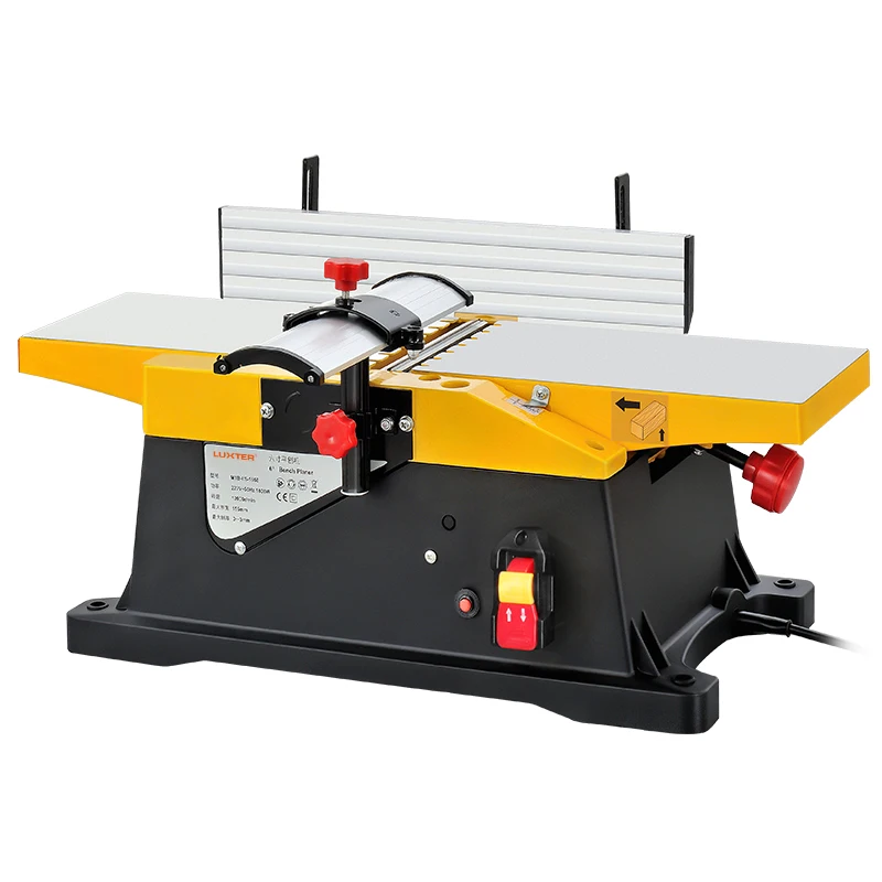 LUXTER 1800w Electric Wood Thicknesser Planer Multifunctional For Woodworking electric planer machine wood work bench