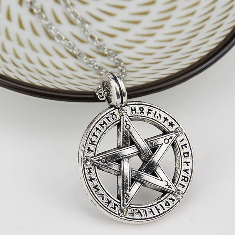 My Shape Pentacle иврит Шарм пентаграмма кулон состояние мужчины t Ожерелье Мужчины