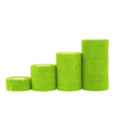 grass green Эластичный нетканый рулон клейкой ленты спортивная мышечная лента бандаж уход кинезиологическая лента для первой помощи мышечная травма поддержка - Цвет: grass green
