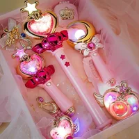 Flower Fairy Glowing Sound Effects Stars Magic Wand Children Magic Fairy Princess Costume Props Dollhouse Party Favor For Girls 1