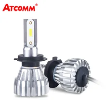 2 قطعة Led دراجة نارية العلوي سكوتر لمبة H4 HS1 6500k ضوء ATV موتو دراجة نارية اكسسوارات الضباب مصباح ل سوزوكي لهوندا الخ(China)