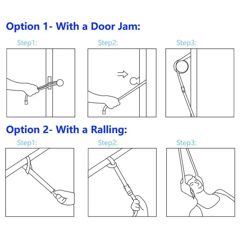 Multi-function Portable Neck Hammock Soothing Neck Fatigue Stretcher Door Hanging Neck Pain Relief Stretcher
