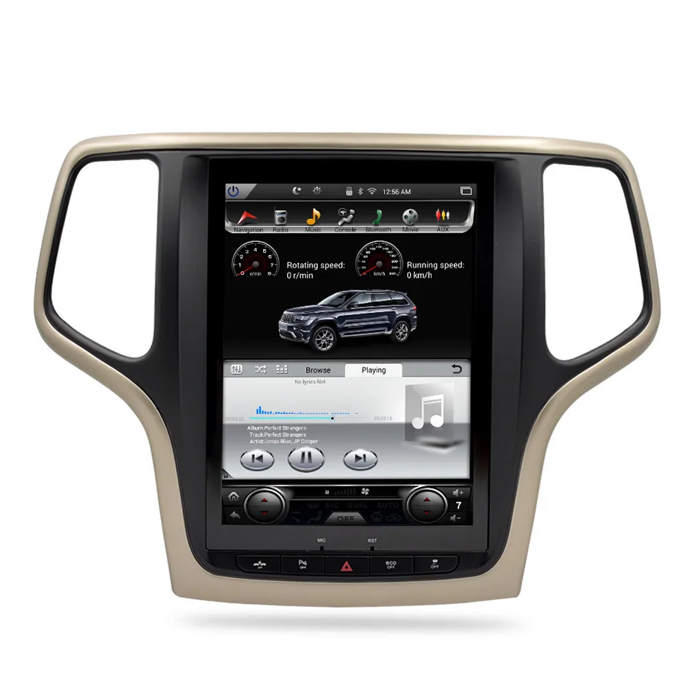 Cheap 10.4" Vertical Screen Android 7.1 Car Radio For Jeep Grand Cherokee 2013-2016 Auto Audio GPS Navigation Multimedia Player Stereo 12