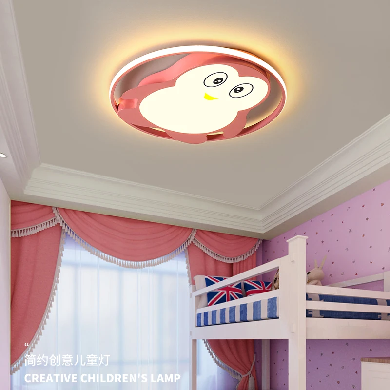 Verllas Modern Simple Novelty Cartoon Cute Animal LED Kid Ceiling Light Lamp Nursery Kids Baby Child Room Bedroom Home | Лампы и
