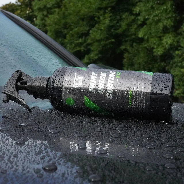 Protect your car with HGKJ S12 Liquid Nano Ceramic Car Coating Spray for durable and hydrophobic protection against dirt, mud, salt, snow, and more.