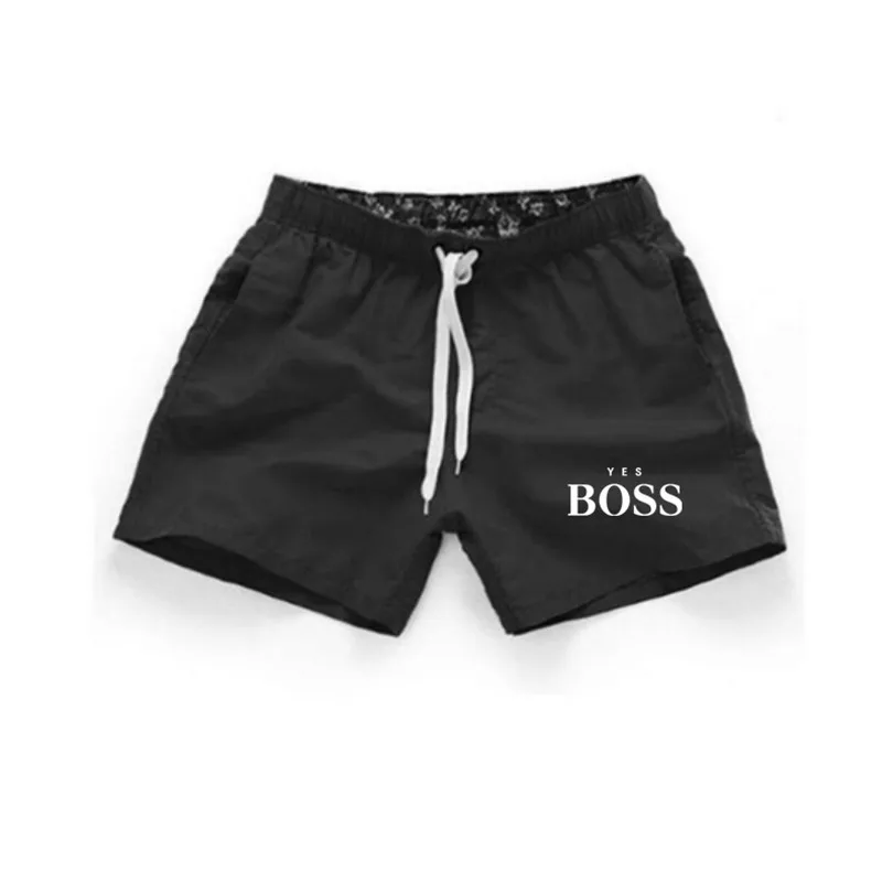 Pantalones cortos de playa de los hombres/de las mujeres de secado rápido para correr de verano de los hombres pantalones cortos de sí jefe hombre entrenamientos deportivos pantalones cortos de ropa de hombre
