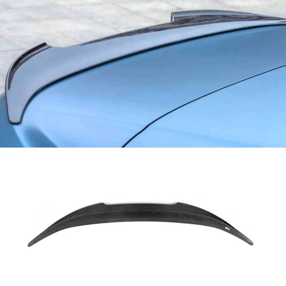 

Dry Carbon Fiber Rear Spoiler AC/PSM/V Style Rear Trunk Duck Spoiler Wing Fit for BMW 8 Series G14 F91 M8 Cabriolet 2Door 2020+