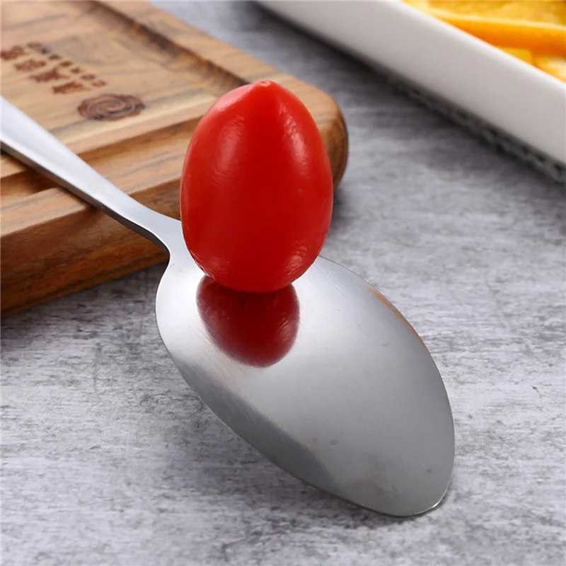 Нержавеющая сталь комплект столовых приборов, столовые приборы ложки набор из четырех частей тряпичным мешком Пластик коробка Портативный многоразовый набор столовых приборов