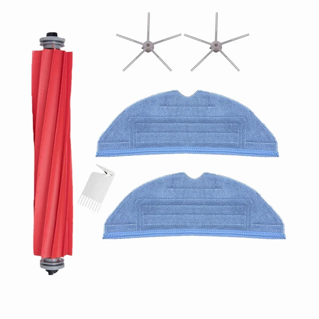 XiaoMi Roborock T7S S7 HEPA Accessory of Filter Main Brush/Cover Mop Cloth Side Brush Vacuum Cleaner Part Package  8B