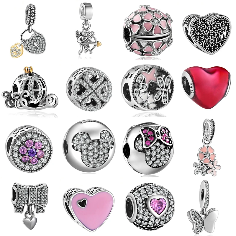 

wholesale Diy 925 sterling silver original bead for jewelry making Fit pandora charms bracelet X121-204