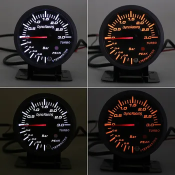 

2.5 inch Turbo Boost Gauge Car Auto Double LED Display 12V Accessories