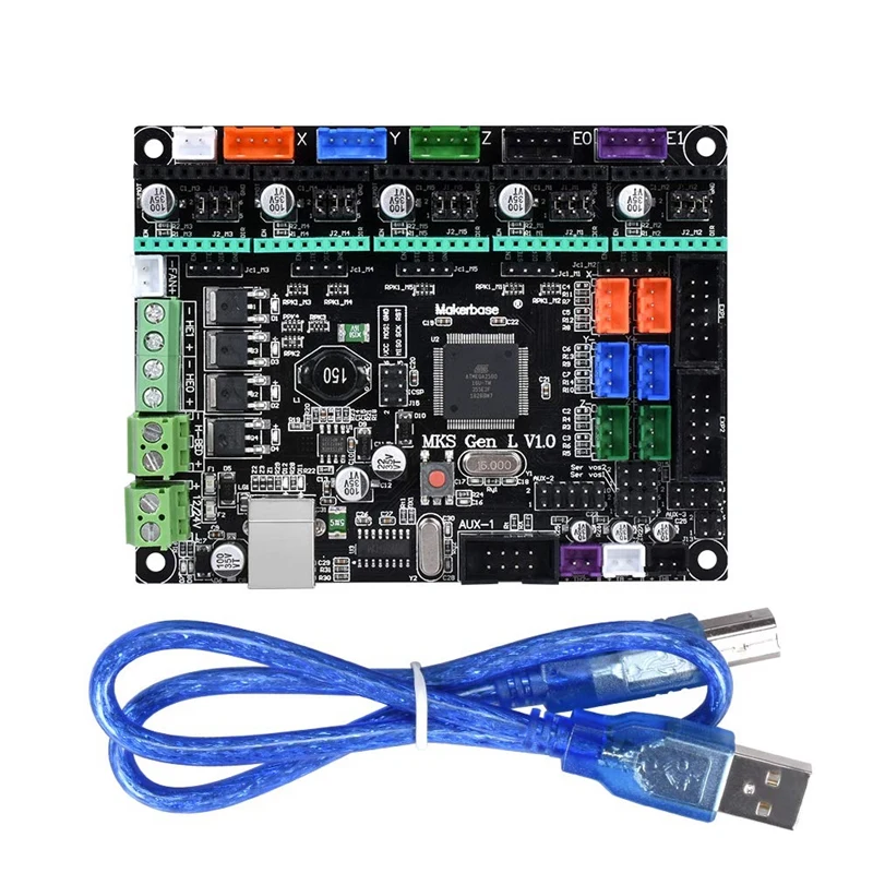 

MKS Gen L V1.0 Controller Compatible 3D Printer Board Improved Version with LCD2004/LCD12864 Support A4988/8825/TMC2208/TMC2100