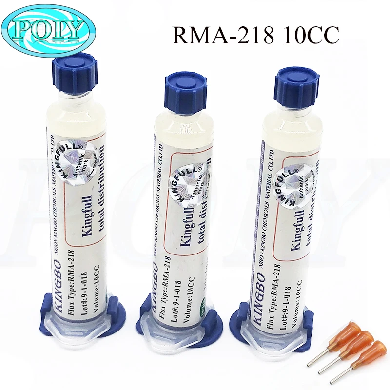 Паяльная паста 100% KINGBO RMA 218 10CC бесконтактная паяльная станция с низким