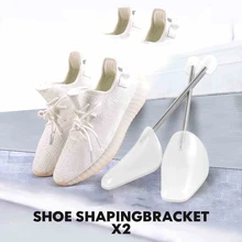 Household 1 Pairs Practical Plastic Shoe Trees Adjustable Length Shoe Trees Stretcher Boot Holder Organizers  Shoe Tree