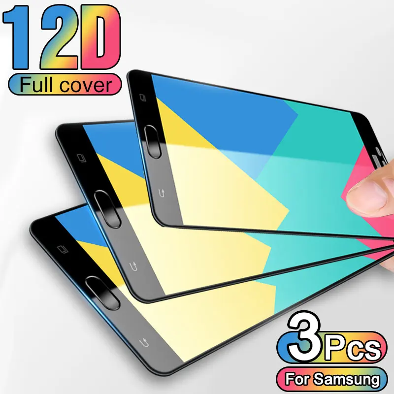 3 шт. закаленное стекло для Samsung Galaxy A7 2017 A8 2018 A5 A6 J4 J5 J6 J7 J8 Plus Защита экрана A50 A51 A71 |