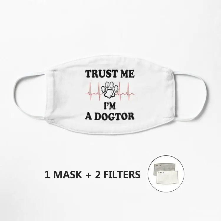 Поверь мне я dogtor идея забавного подарка. Маска для рта маска лица хлопковая