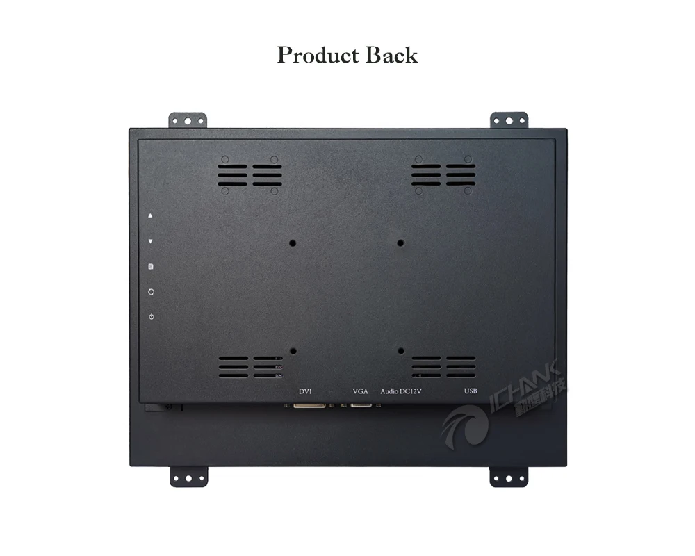 K150TN-DV/1" 1024x768 4:3 power On Boot DVI металлический корпус открытая Встроенная рамка промышленное оборудование монитор ПК ЖК-экран