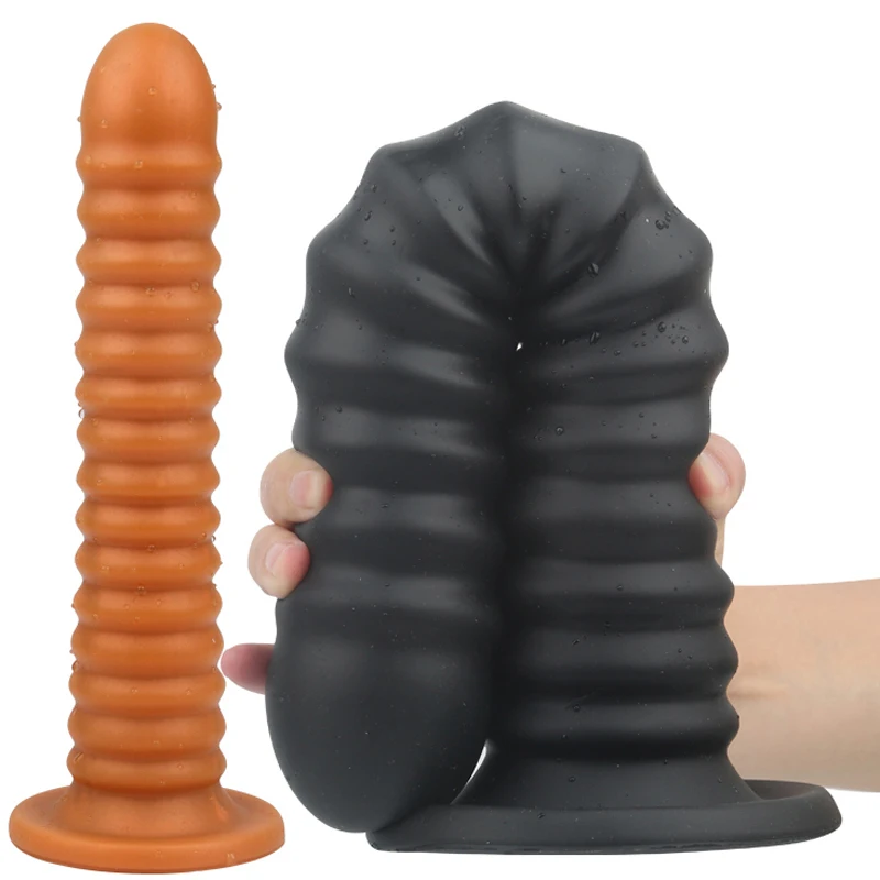 Liquid Silicone Big Dildo Beads Anal Dildo Butt Plug Man Prostate Massage Anus Dilator Vagina Masturbation Sex Toys for Women 1