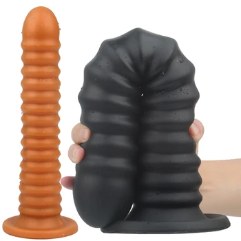 Liquid Silicone Big Dildo Beads Anal Dildo Butt Plug Man Prostate Massage Anus Dilator Vagina Masturbation Sex Toys for Women
