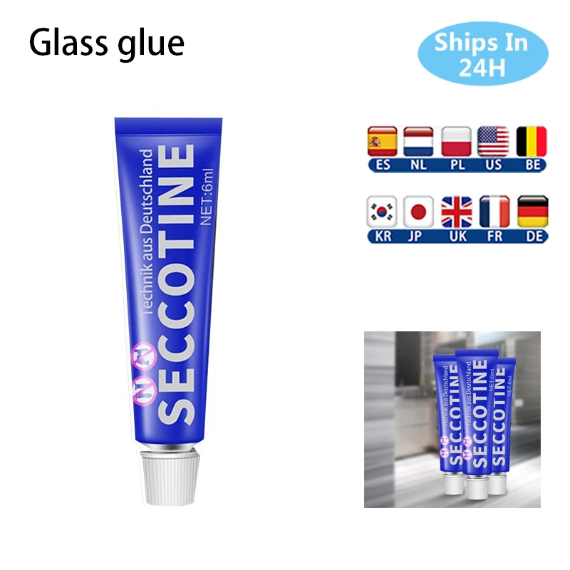 Home Quick drying Strong Adhesive White Glass Glue ABS Plastic Strong