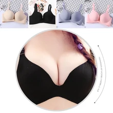Сексуальный глубокий u-образный бюстгальтер для женщин, пуш-ап, бесшовный бюстгальтер, без косточек, без косточек, без спинки, нижнее белье с глубоким вырезом, женское нижнее белье