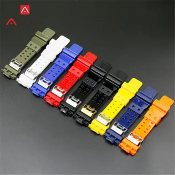 

Resin Glossy Watchband for Casio G-Shock GD-120 100 GD-110 GA-100 GA-110 GA-120 GA-300 GA-400 GLS-100 Men's Strap Band Bracelet