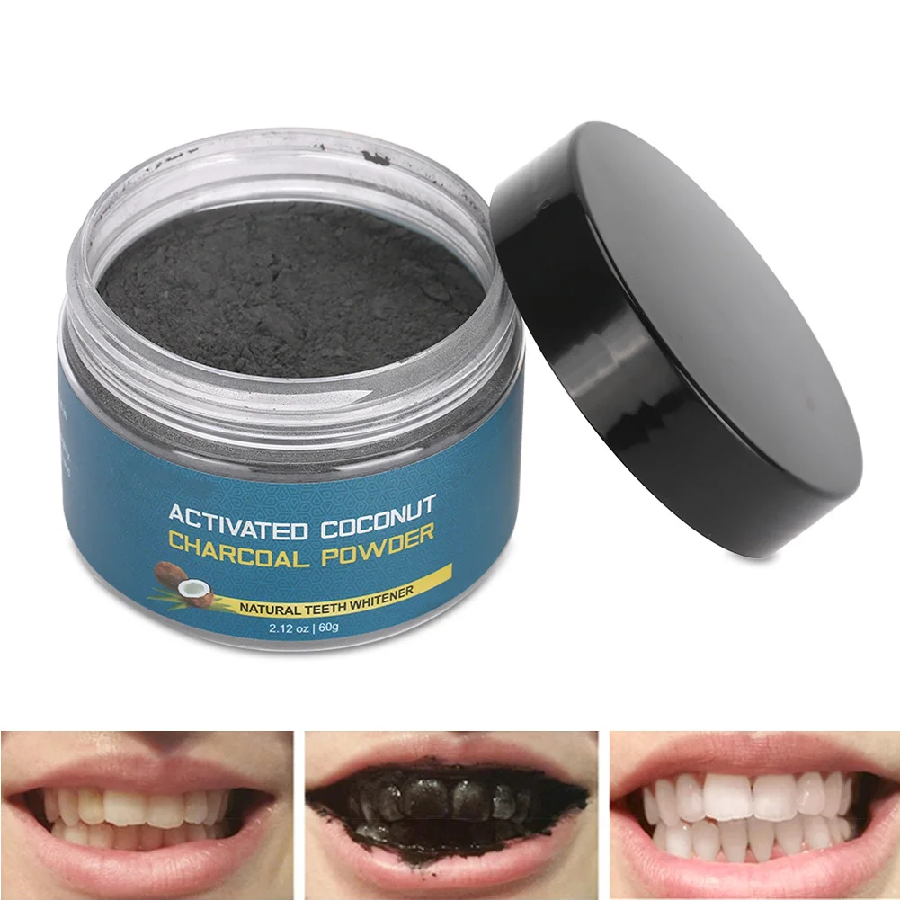 

60g Teeth Whitening Oral Care Charcoal Powder Natural Activated Charcoal Teeth Whitener Powder Oral Hygiene Dental Tooth Care