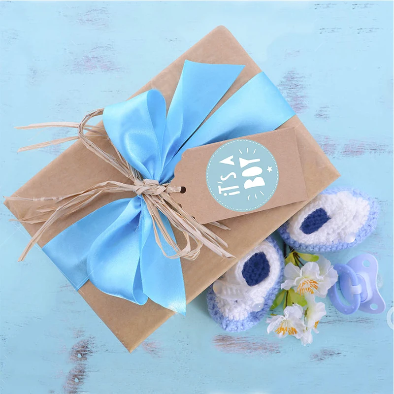 Наклейки Team Boy Girl Baby Shower наклейки с надписью It is a Girl|Украшения своими руками для