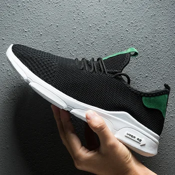 

Weweya New White Sneakers Breathable Mesh Casual Shoes Men Soft Sole Unisex Trainer Shoe Classic Couple Loafers Zapatillas Mujer