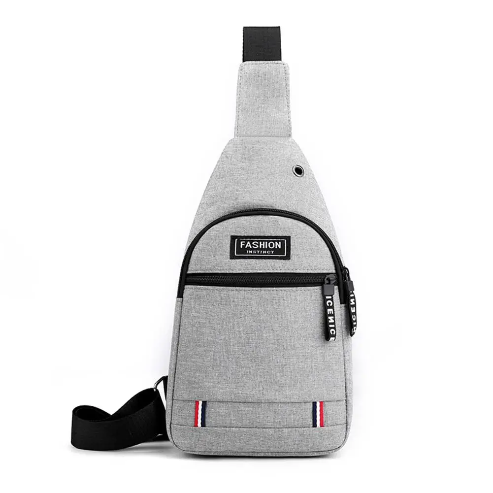 Men Waterproof Casual Chest Bag Portable One-shoulder Pouch For Outdoor