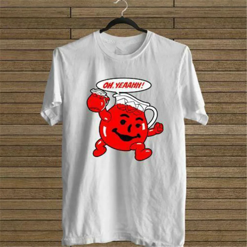 Новая белая футболка с логотипом Kool Aid Man размер США S M L XL 2XL 3XL En4 новая забавная |