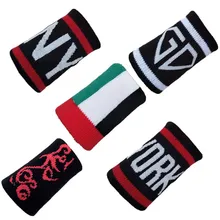 Защитная одежда хлопок жаккард пота поглощающие спортивные толстые полотенца браслет баскетбол Волан протектор на запястье